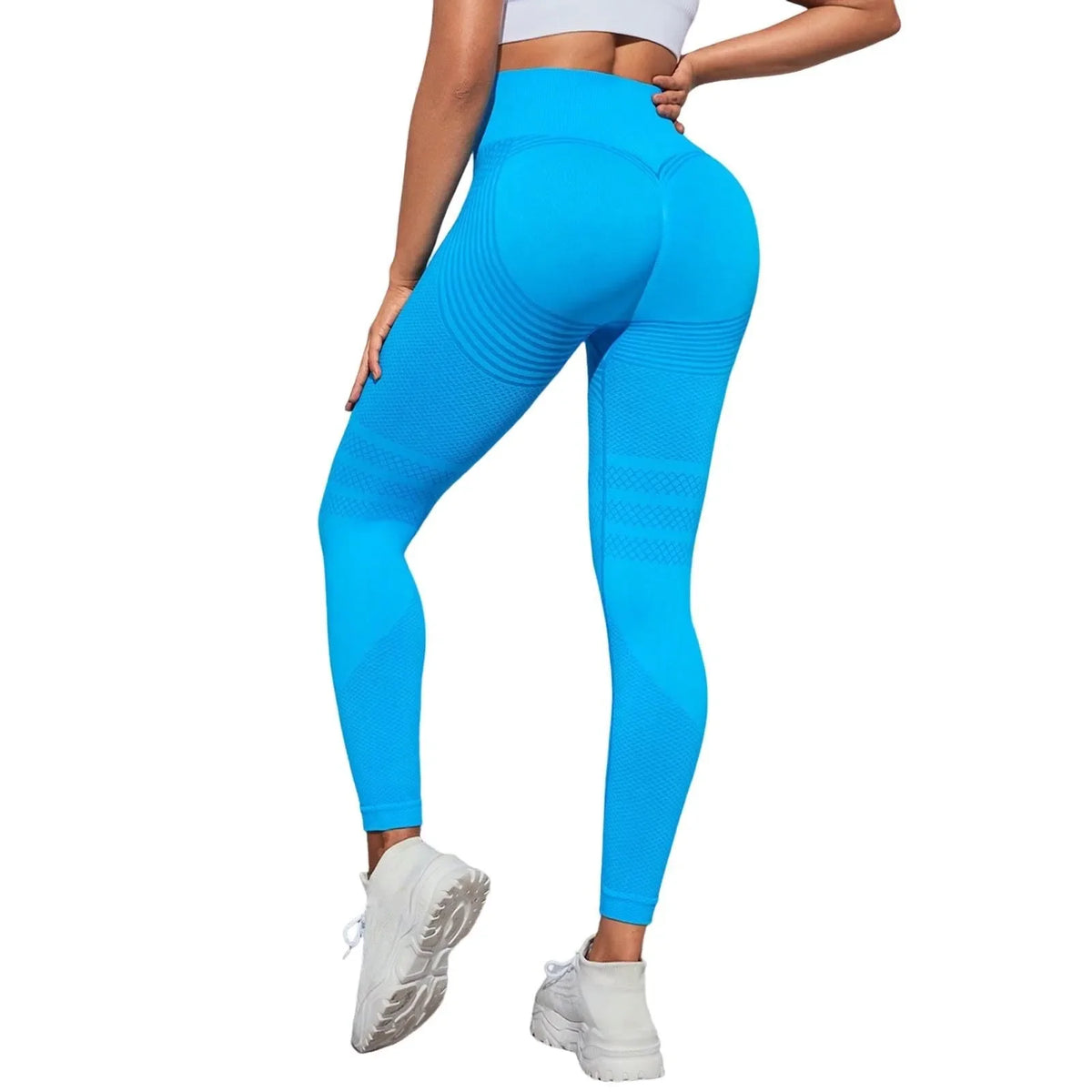Elevate Your Workout with Women's High Waist 3D Compression Leggings - Cellulite Slimming and Booty Lifting!
