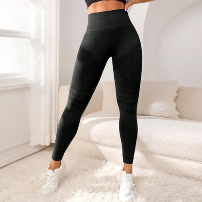 Elevate Your Workout with Women's High Waist 3D Compression Leggings - Cellulite Slimming and Booty Lifting!