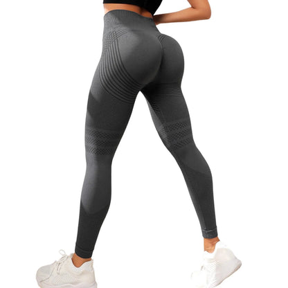 Elevate Your Workout with Women's High Waist 3D Compression Leggings - Cellulite Slimming and Booty Lifting!